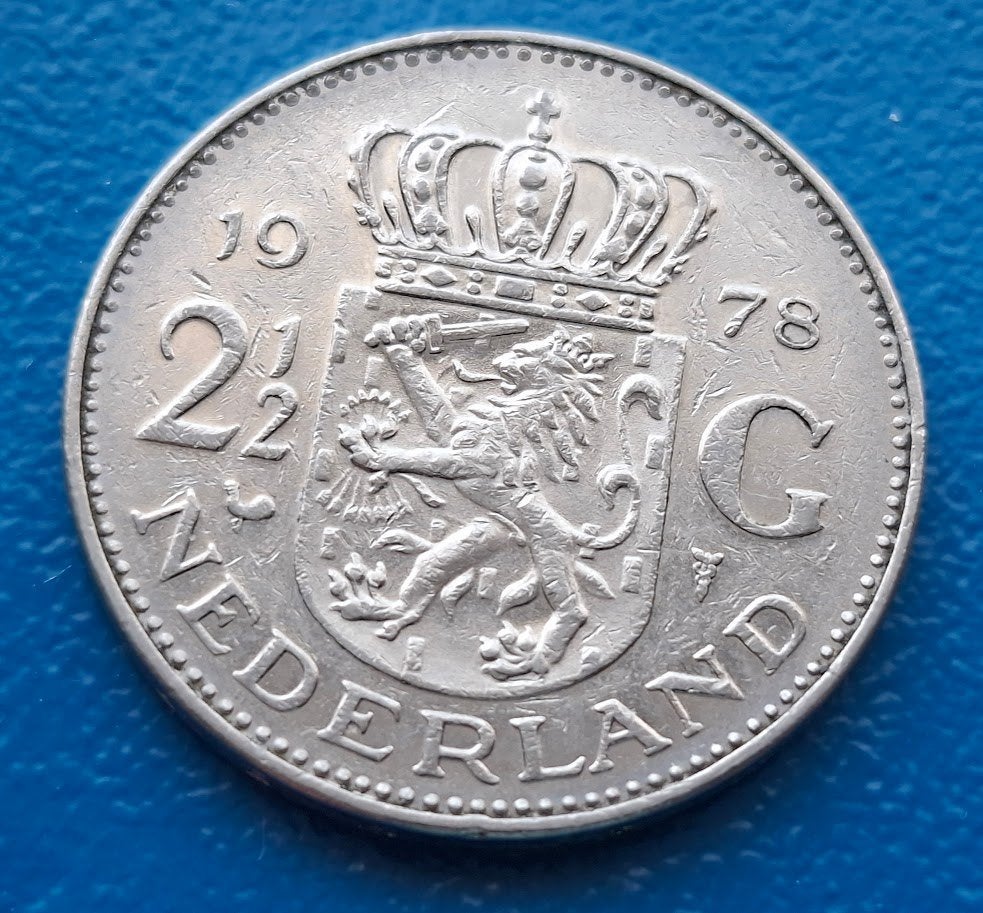 2 1/2 gulden 1978 - Juliana, Verzenden, Koningin Juliana, 2½ gulden, Losse munt