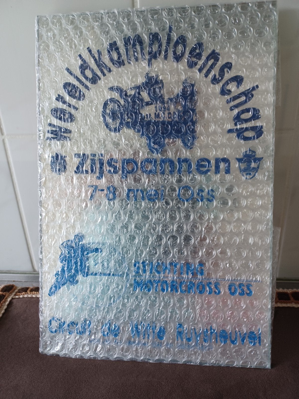 Zijspancross Oss Classic Aandenken Spiegel, Verzamelen, Ophalen of Verzenden