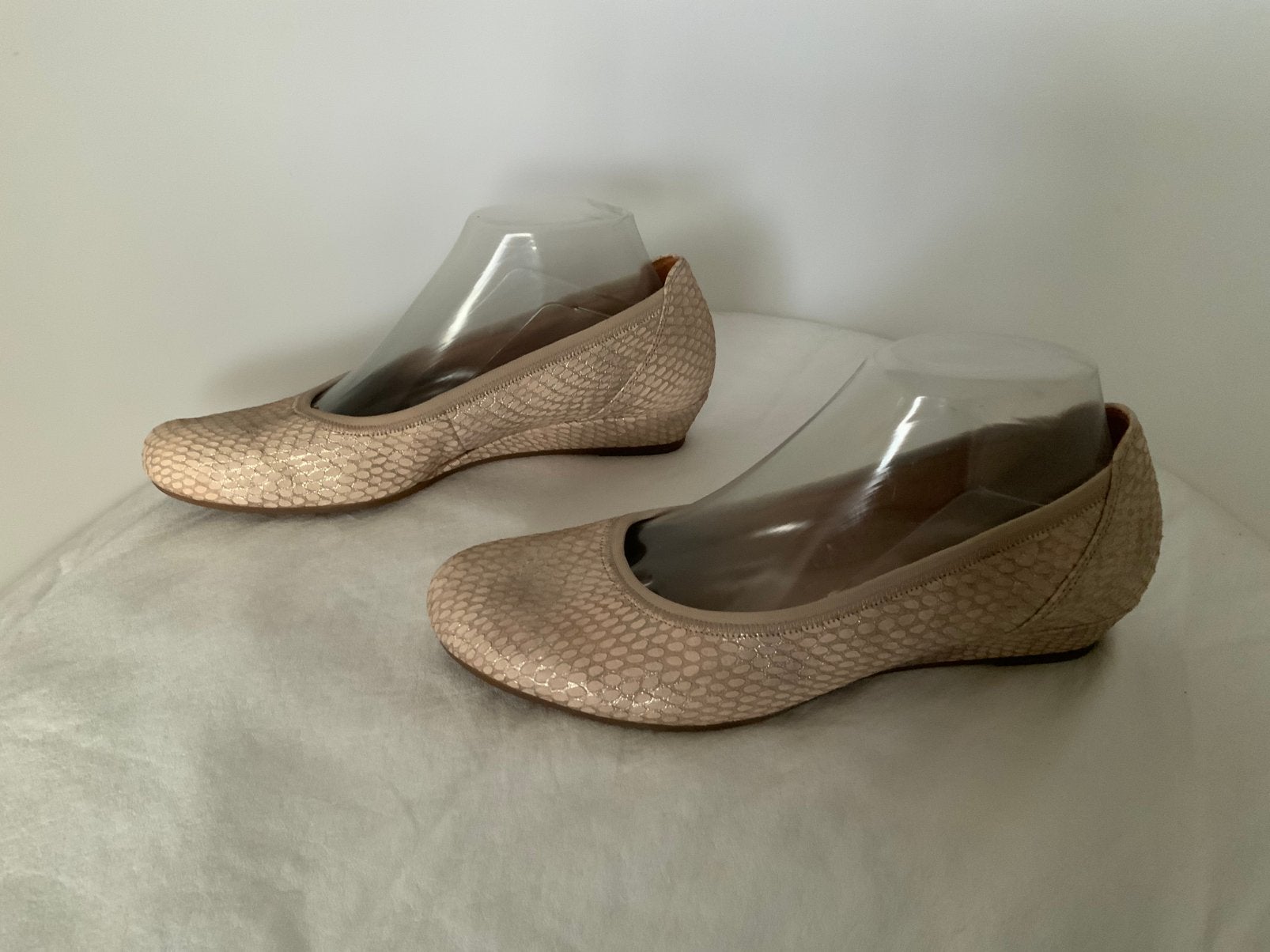 Gabor 6 (39G ) sleehak-pumps ballerinas, Beige, Zo goed als nieuw, Ballerina's, Ophalen of Verzenden