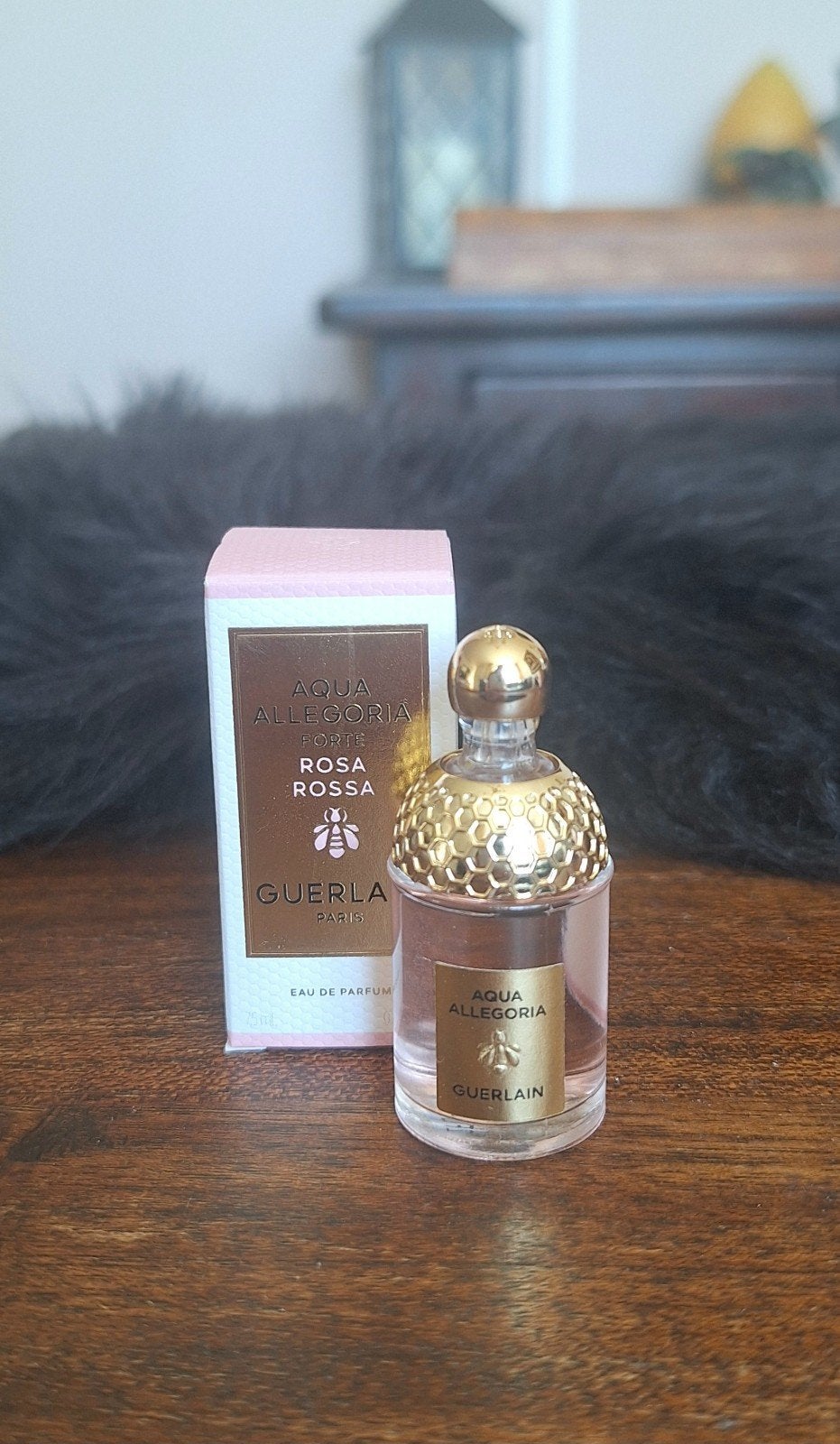Guerlain Aqua Allegoria Rosa Rossa 7,5 ml / Parfum Miniatuur, Verzenden, Zo goed als nieuw, Miniatuur, Gevuld