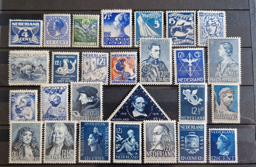 Kaveltje ongestempeld 'blauw'. Leuke waarde!, Verzenden, T/m 1940, Postfris