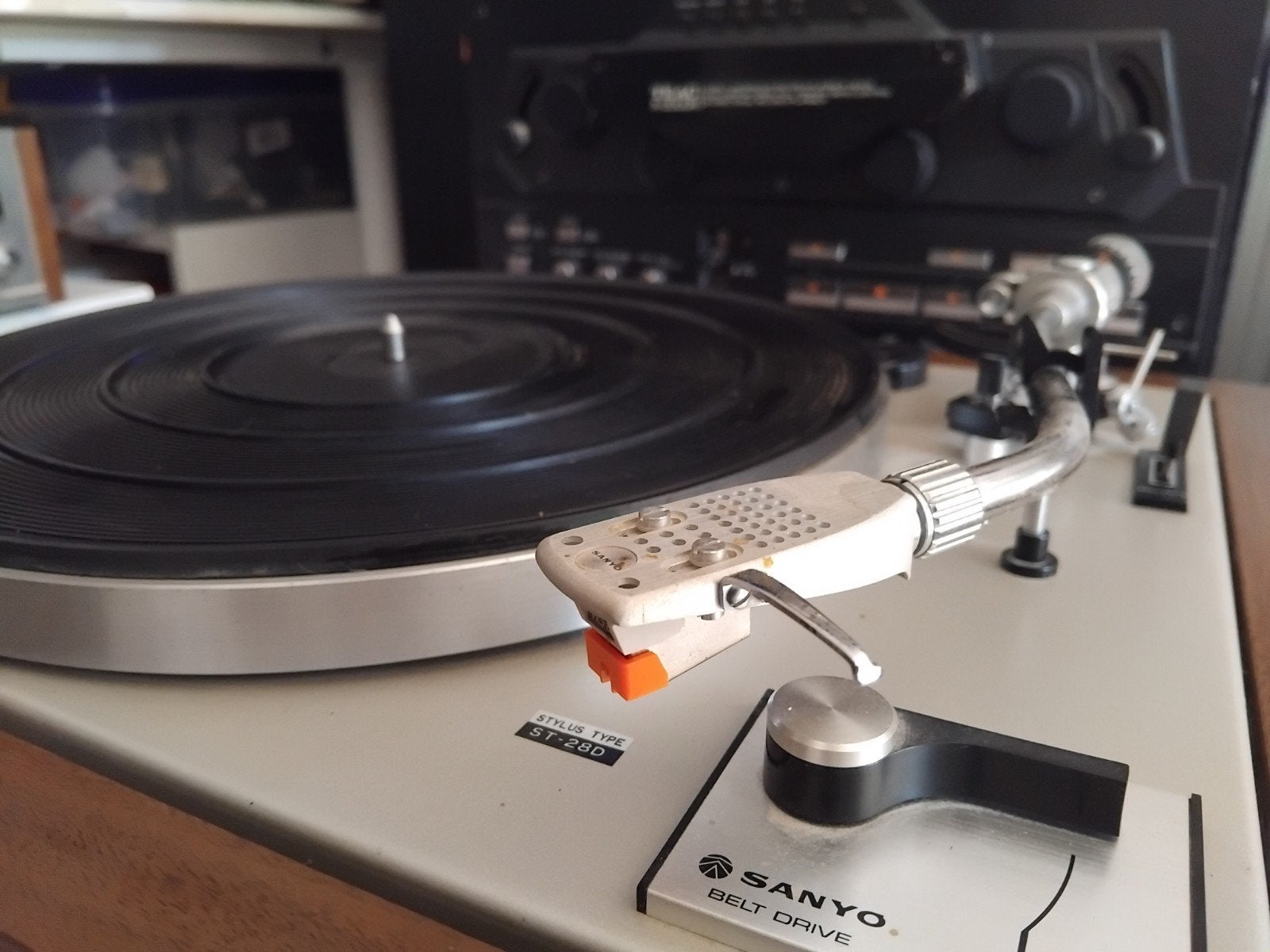 SANYO TP 625 Platenspeler - Gereinigd, gesmeerd, afgesteld, Audio, Tv en Foto, Platenspelers, Ophalen of Verzenden, Refurbished