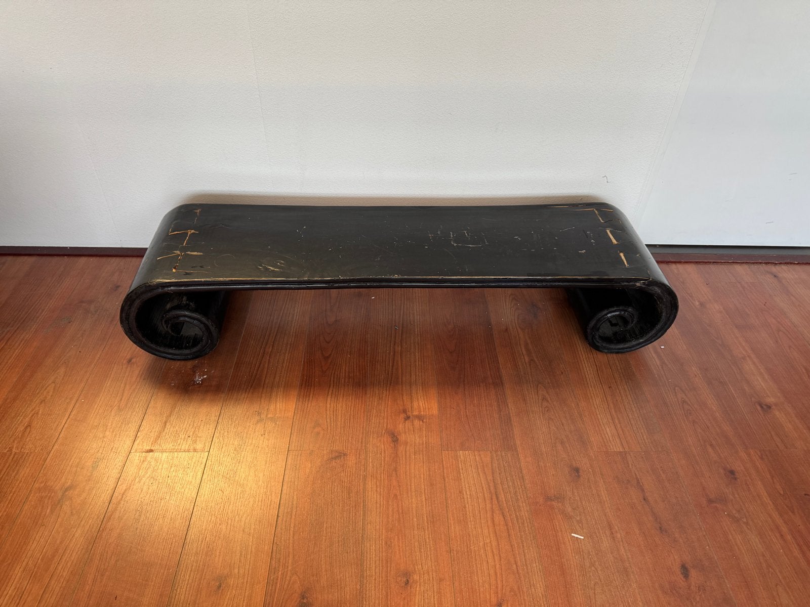Antieke Chinese houten bank of display standaard, Antiek en Kunst, Ophalen