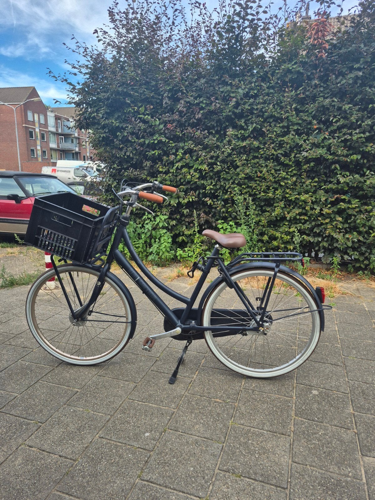 Millionair denim blue Cortina fiets 28 inch, Gebruikt, Versnellingen, 56 cm of meer, Ophalen