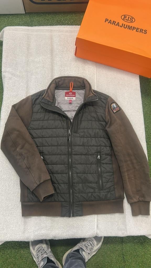 Parajumpers Fleece Jas Puffer dons gewatteerd Elliot Ivor, ., Zwart, Maat 56/58 (XL), Parajumpers