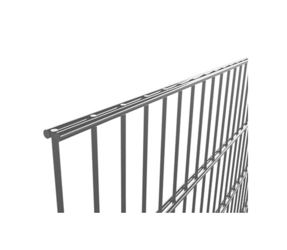 Dubbelstaafmat hekwerk inclusief palen, Tuin en Terras, Ophalen of Verzenden, Gebruikt, IJzer, Dubbelstaafmat hekwerk