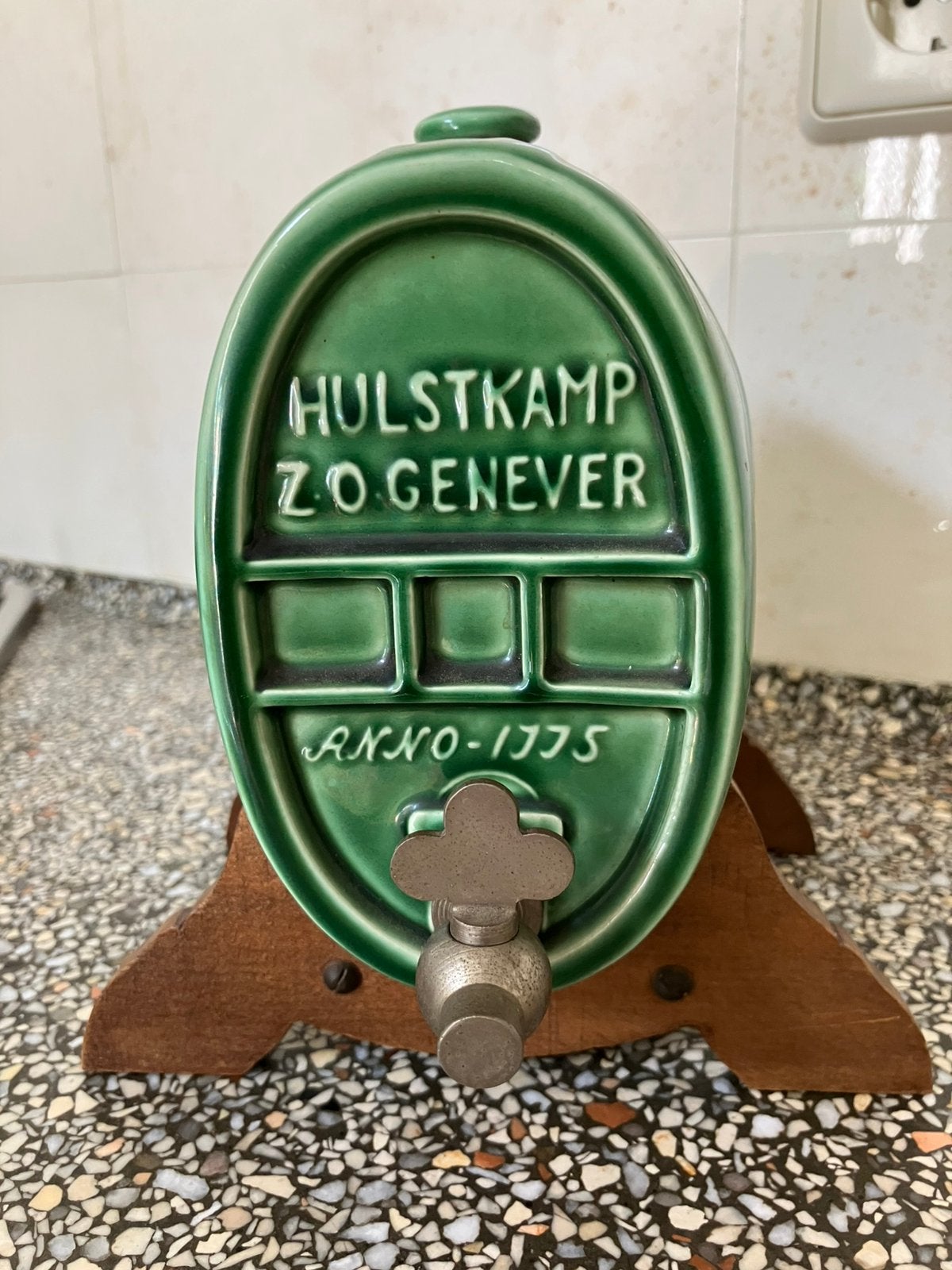 Jaren ‘50 Hulstkamp jenevervaatje, Ophalen of Verzenden