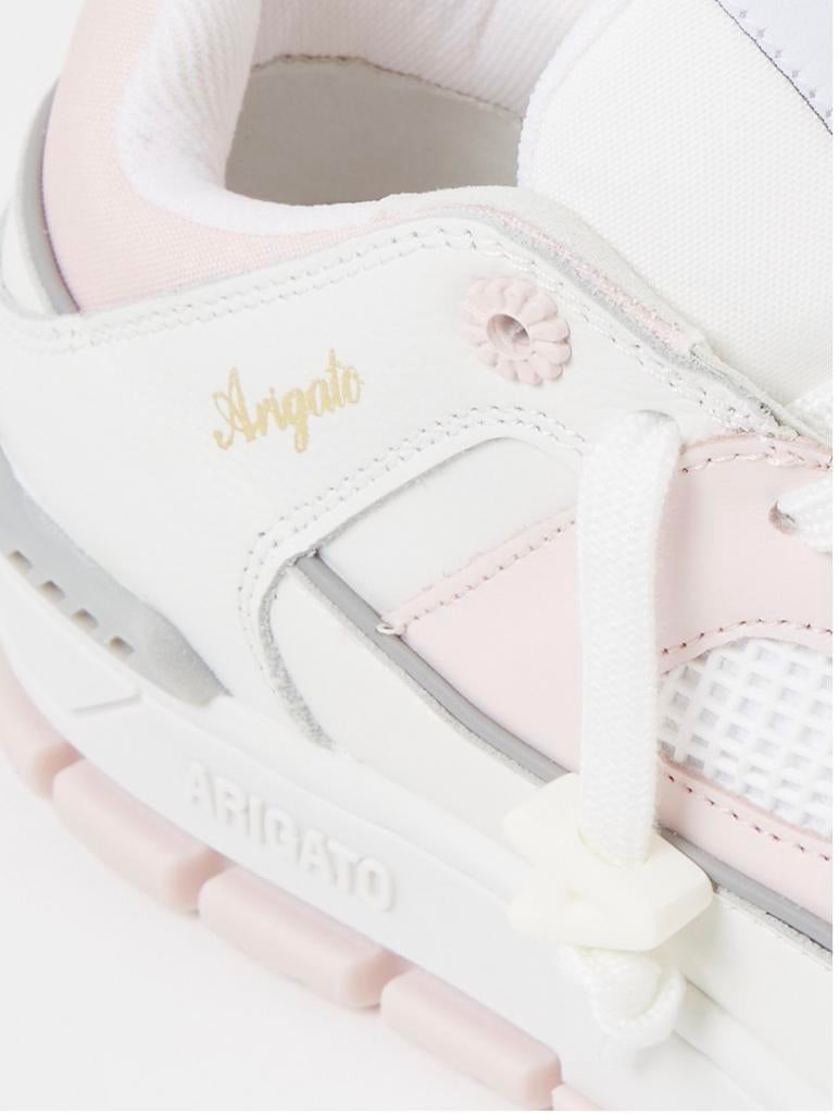 Axel Arigato Area Lo Sneakers – Wit/Roze – Luxe & Exclusief, Ophalen, Zo goed als nieuw, Wit, Sneakers of Gympen
