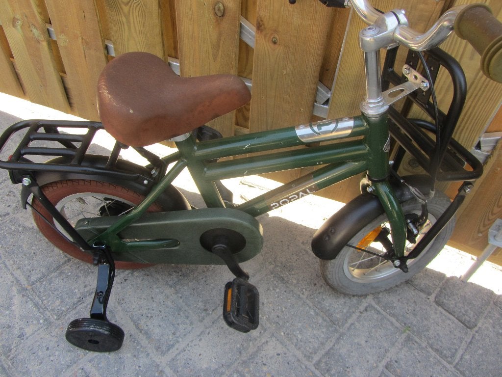 te koop  jongensfiets, 12 inch, Fietsen en Brommers, Fietsen | Kinderfietsjes, Ophalen, Terugtraprem, Zijwieltjes, Gebruikt