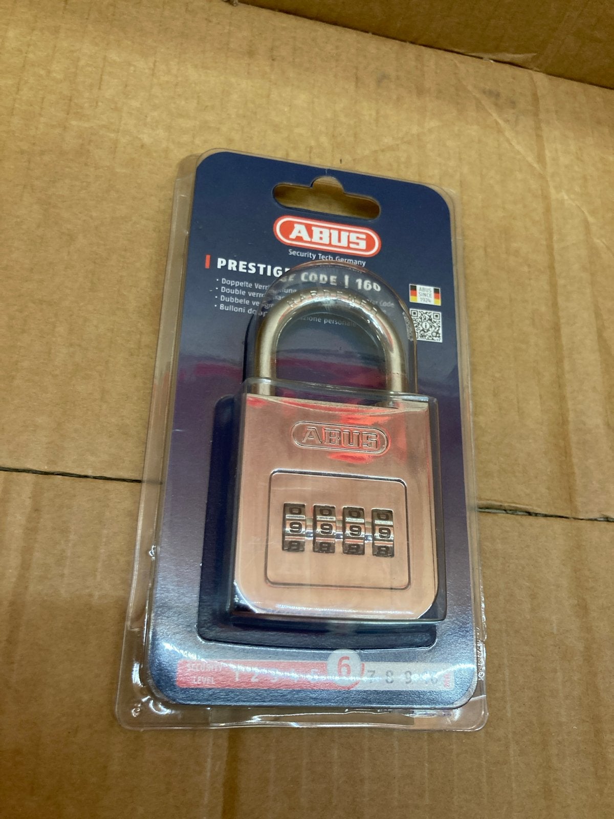 ABUS Prestige Code 160 Cijferslot - Nieuw in verpakking, Nieuw, Ophalen of Verzenden, Nvt, Nvt