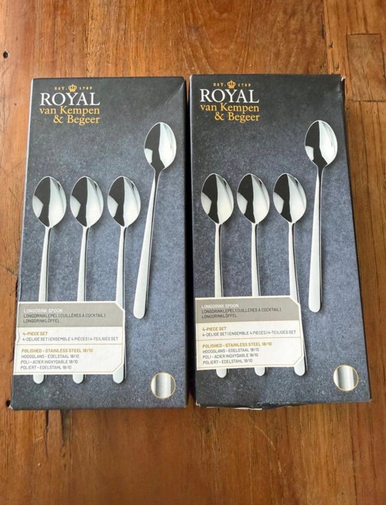 Royal van Kempen & Begeer lepels longdrinklepels, Ophalen, Nieuw, Rvs of Chroom