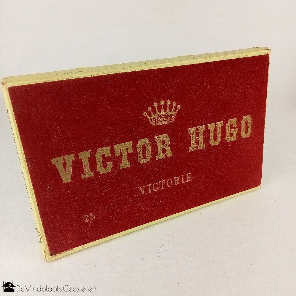 Victor Hugo oude sigarendoos – 10 Victorie 25, Verzamelen, Rookartikelen, Aanstekers en Luciferdoosjes, Zo goed als nieuw, Tabaksdoos of Verpakking