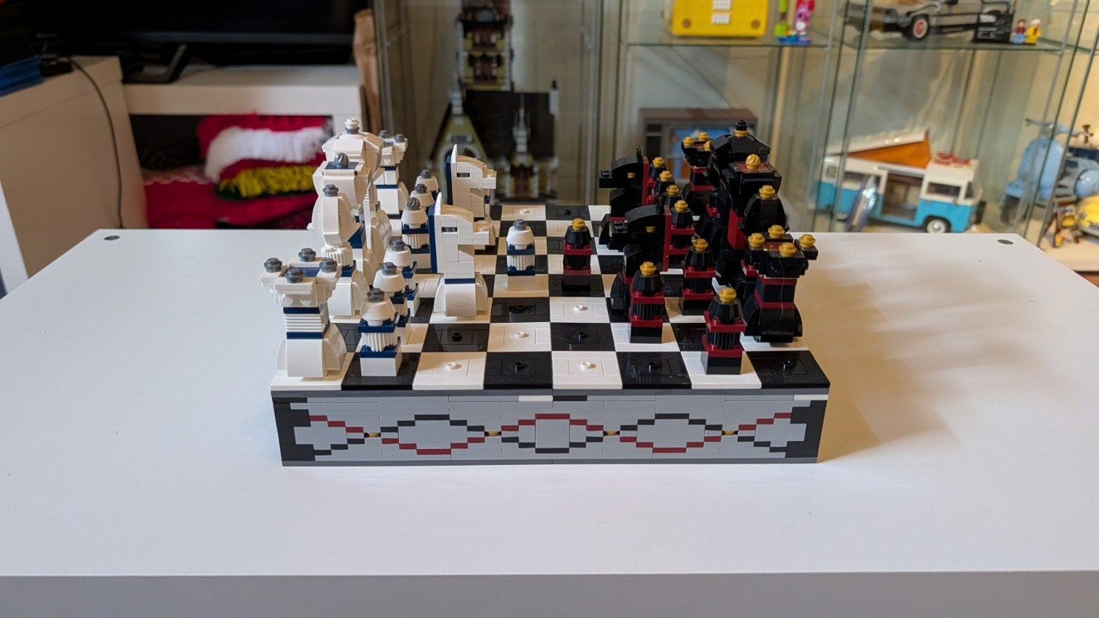 Lego schaakspel - Compleet en in goede staat, Kinderen en Baby's, Speelgoed | Bouwstenen, Ophalen, Zo goed als nieuw, Overige merken