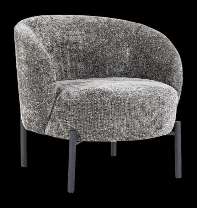 By-Boo fauteuil Oasis bruin chenille - nieuw, Huis en Inrichting, Ophalen, Nieuw, 75 tot 100 cm, Metaal