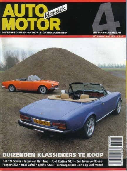 AMK 4 2005 : Fiat 124 Spider - Ford Cortina - Peugeot 302, Ophalen of Verzenden, Gelezen, Algemeen