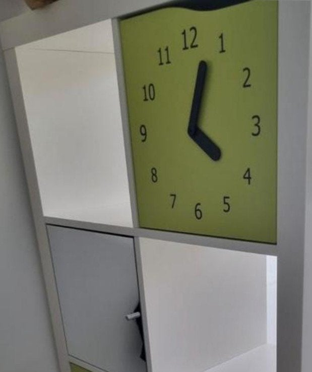 kallax inzet klok deurtje, Ophalen, Gebruikt, Klok