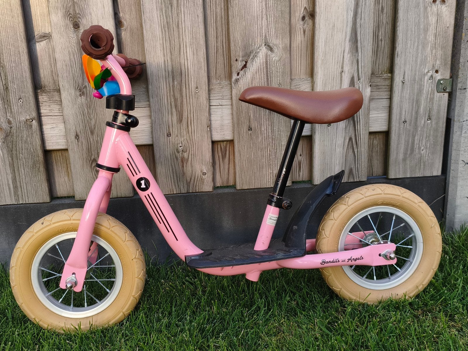 Roze Bandits and Angels loopfiets, Ophalen, Gebruikt, Loopfiets