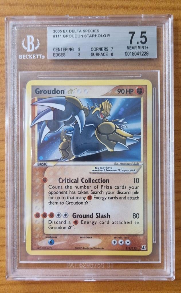 Groudon goldstar, Ophalen of Verzenden, Zo goed als nieuw