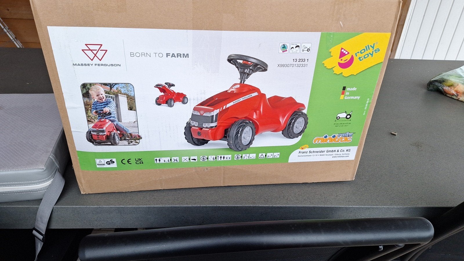 Looptractor Rolly Toys Massey Ferguson, Kinderen en Baby's, Ophalen of Verzenden, Nieuw