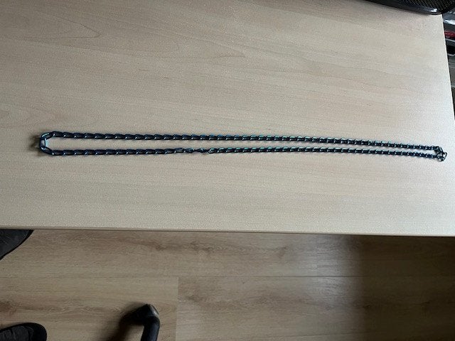 Halskettingen (b), Sieraden, Tassen en Uiterlijk, Kettingen, Ophalen of Verzenden, Gebruikt, Overige kleuren, Overige materialen