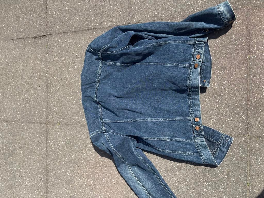 Nudie jeansjack maat M (model billie), Ophalen, Gedragen, Maat 48/50 (M), Blauw