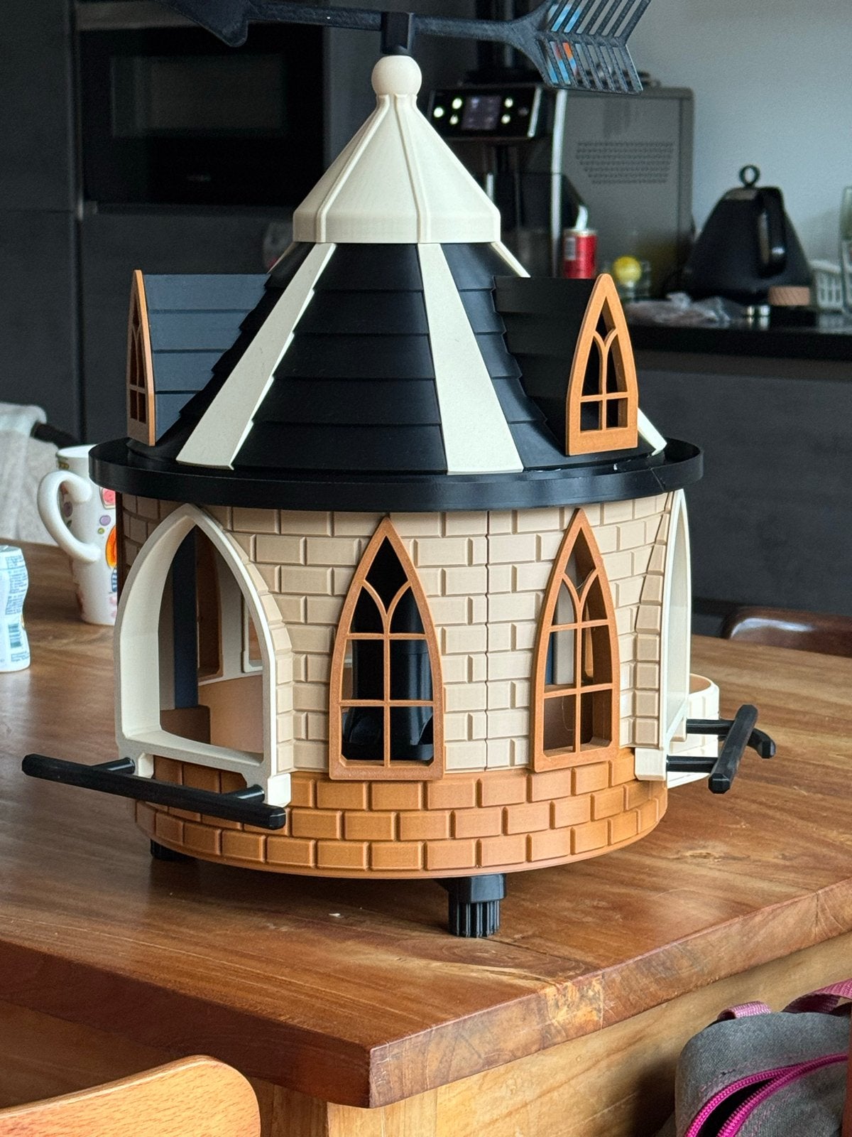 Uniek 3D geprint vogelhuisje - Kasteel design, Ophalen of Verzenden, Nieuw
