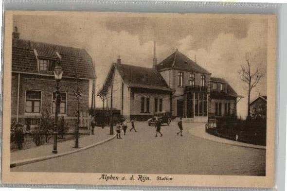 Alphen a.d. Rijn Station uitg Arthur Klitzsch Nr 1345 1931