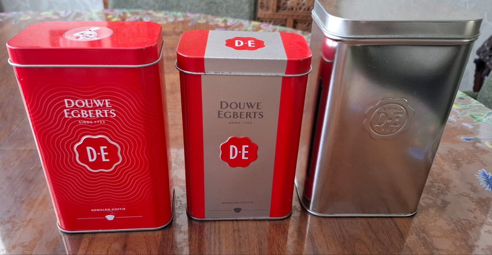 Douwe Egberts Koffieblikken, Verzamelen, Blikken, Ophalen of Verzenden, Zo goed als nieuw, Koffie, Douwe Egberts