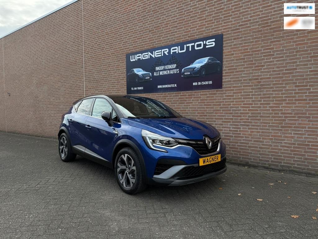 Renault Captur 1.6 E-Tech Plug-in Hybrid 160 R.S. Line Keyle, Auto's, Renault, 77 km/l, Gebruikt, 4 cilinders, Blauw