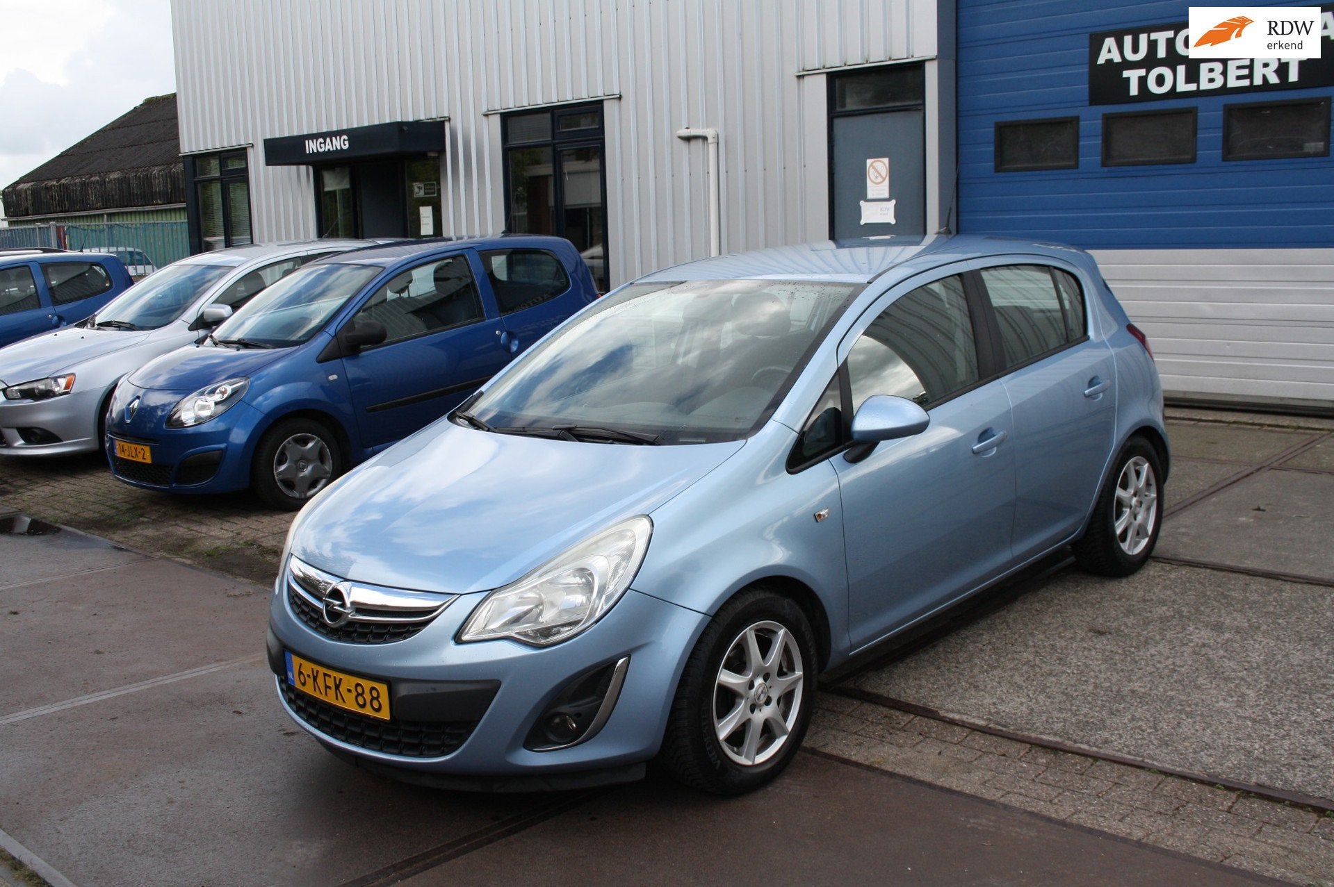 Opel Corsa 1.3 CDTi EcoFlex S/S Design Edition bj 2013 clima, Auto's, Euro 5, Stof, Gebruikt, Zwart