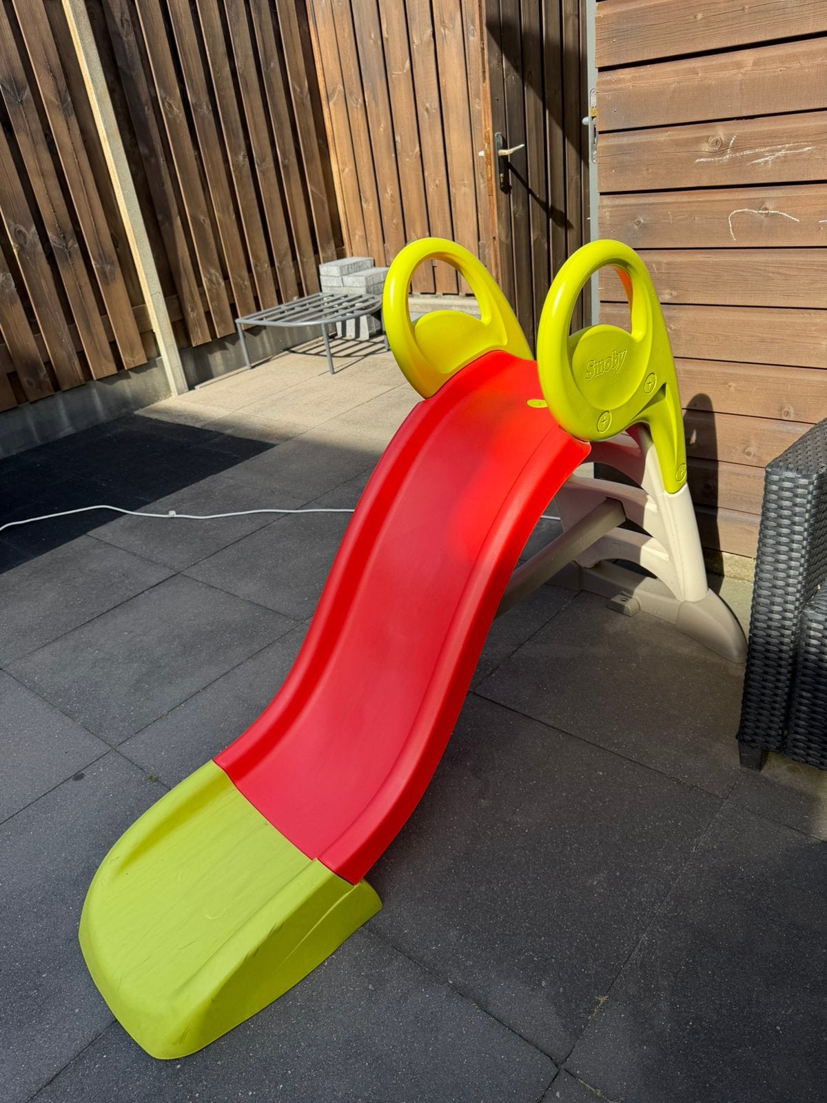 Smoby (water) glijbaan met antislip treden 159x68x100cm, Ophalen, Zo goed als nieuw, Glijbaan
