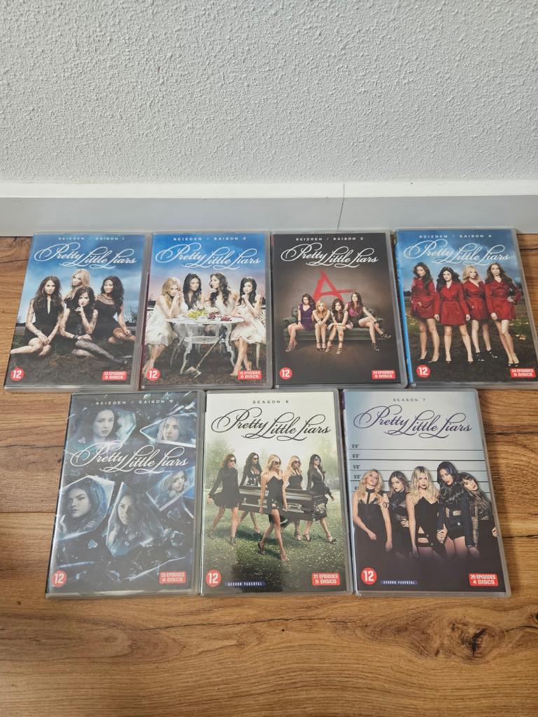 DVD's Pretty Little Liars - complete serie seizoen 1 tm 7, Vanaf 12 jaar, Ophalen of Verzenden, Zo goed als nieuw