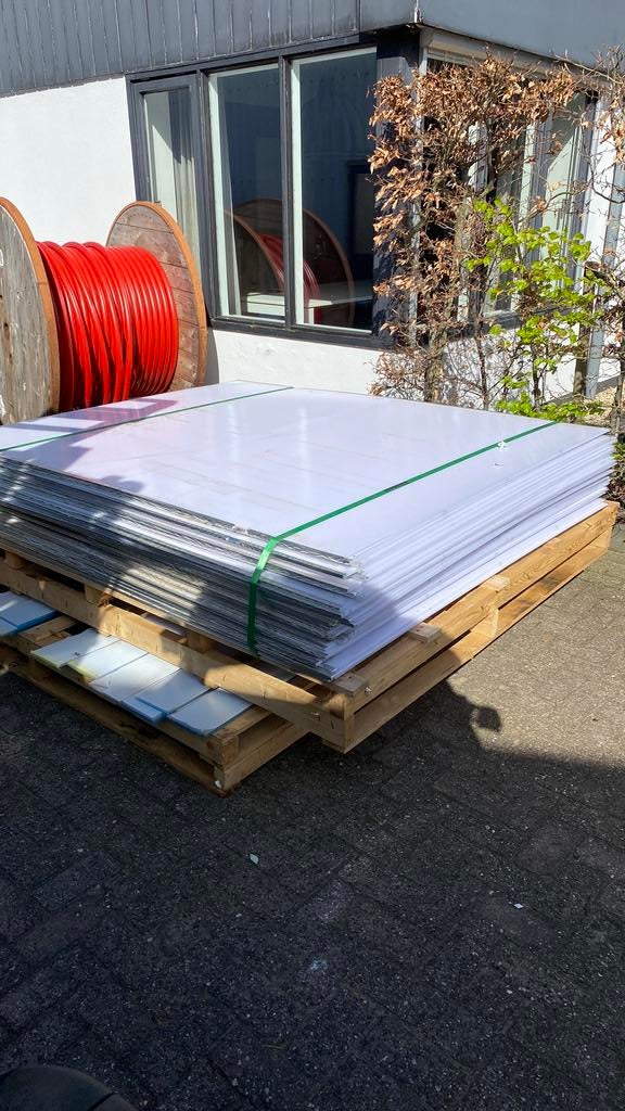10 mm polycarbonaat 2100,1720mm, Ophalen, Gebruikt, Overige materialen, Minder dan 20 mm