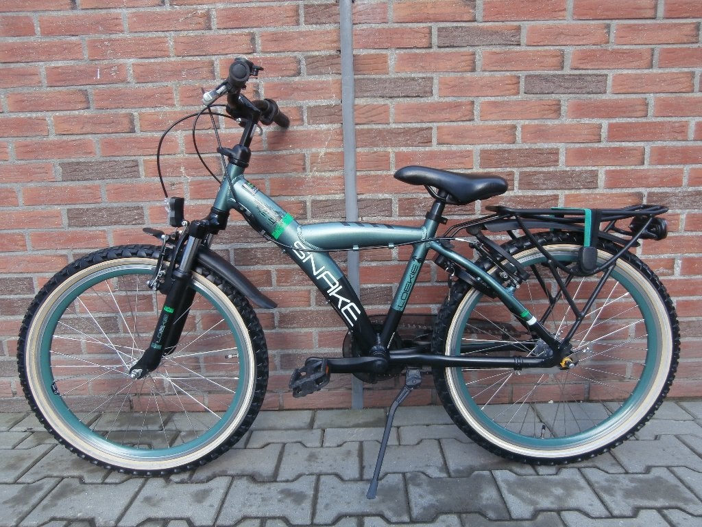 Zeer mooie Loekie Snake 22 inch, 3 versnellingen. Petrol, Ophalen, Batavus, Zo goed als nieuw, Terugtraprem