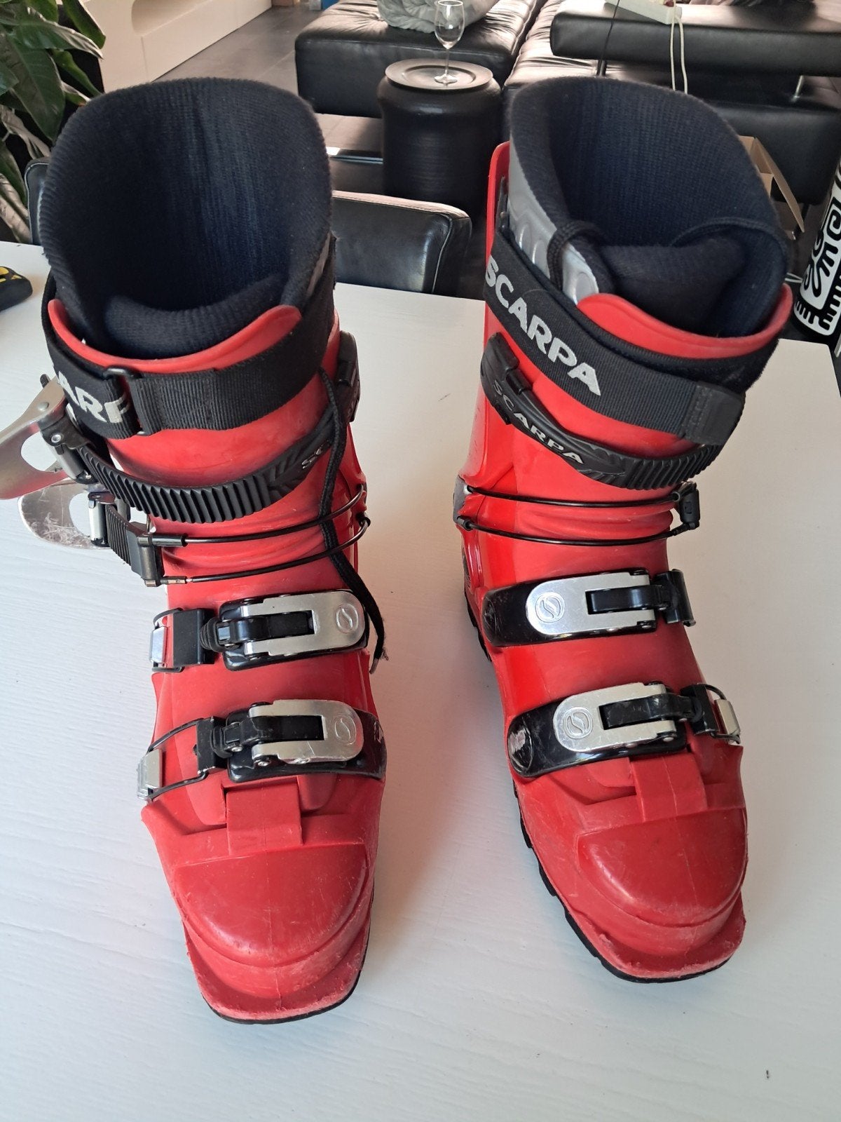 Scarpa Denali Tourskischoenen - Rood, Ophalen