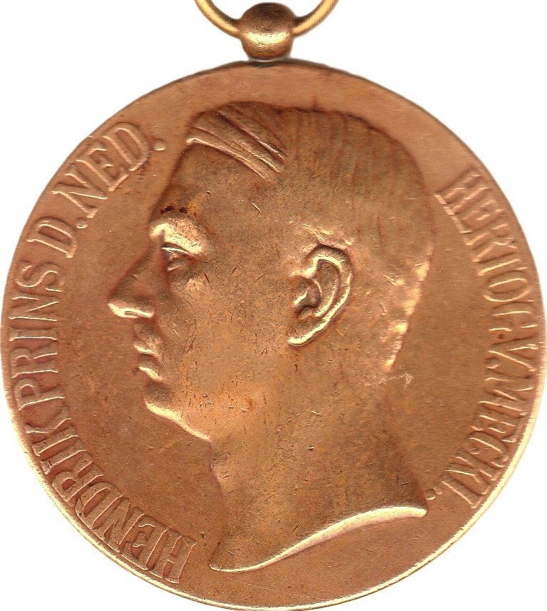HENDRIK PRINS D.NED. HERTOG V MECKEL GEW. FRIESLAND GORREDYK, Postzegels en Munten, Ophalen of Verzenden, Overige materialen
