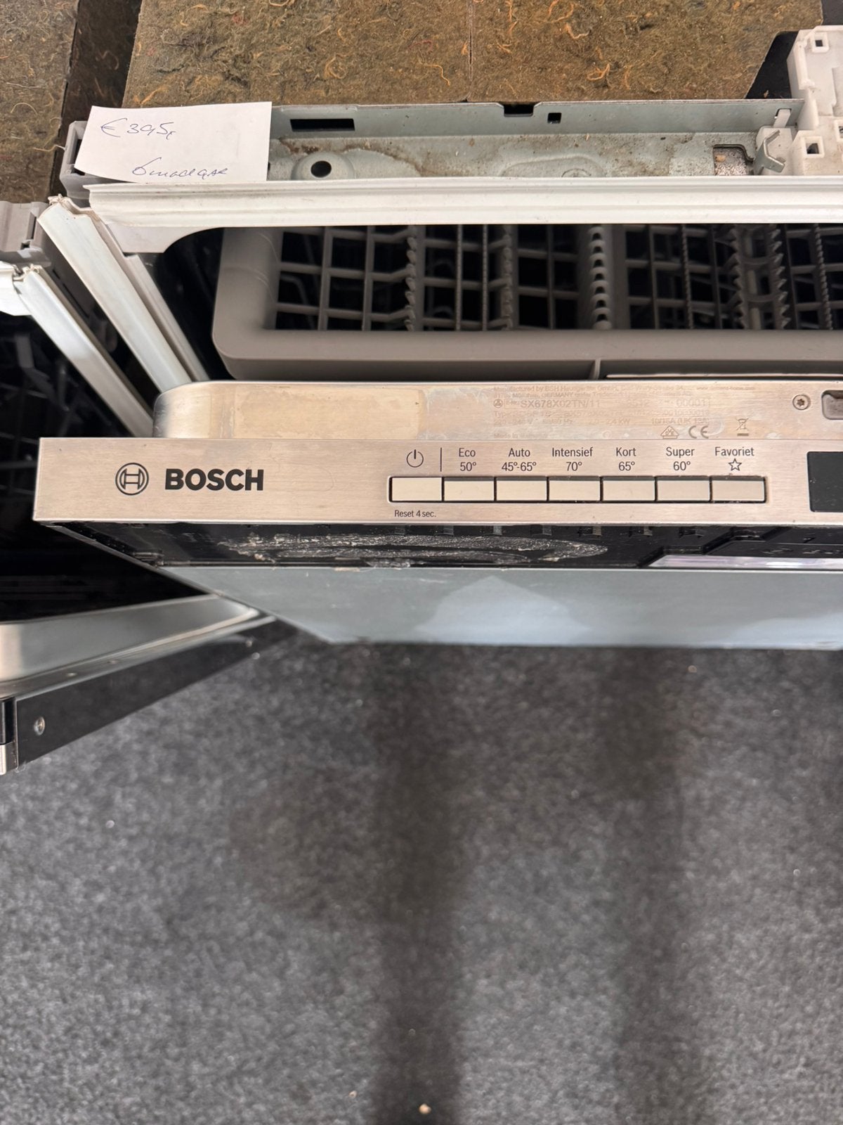 BOSCH 82 CM HOOG NBOUW  met 6 mnd VOLLEDIGE garantie, Minder dan 85 cm, N, Minder dan 10 liter, Refurbished