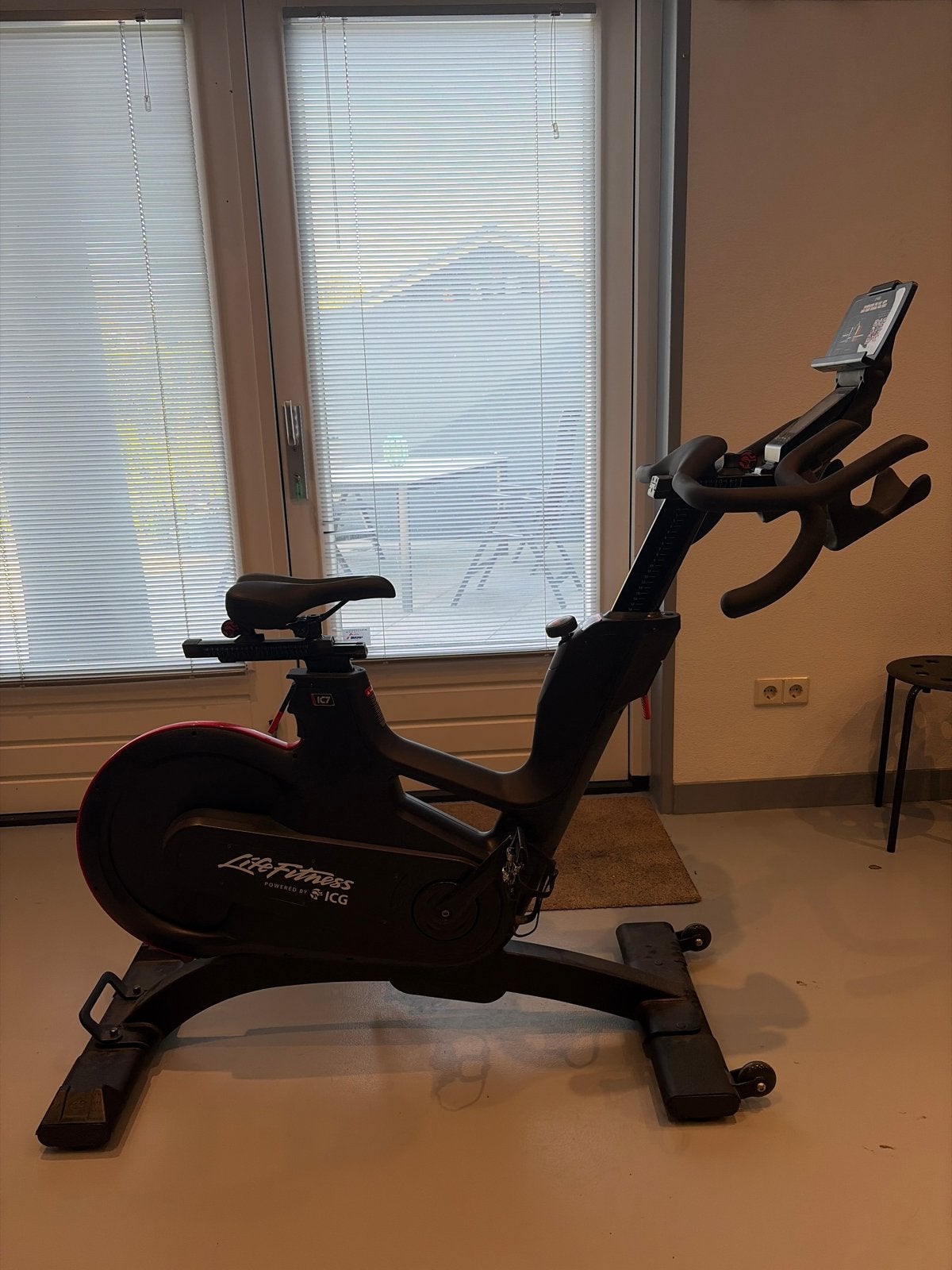 Life Fitness ICG IC7 Spinningfiets - Zo goed als nieuw, Sport en Fitness, Ophalen, Spinningfiets, Zo goed als nieuw, Metaal