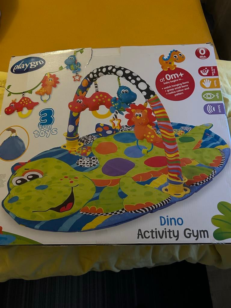 Playgro Dino Activity Gym 3-in-1 - zo goed als nieuw, Ophalen of Verzenden, Zo goed als nieuw