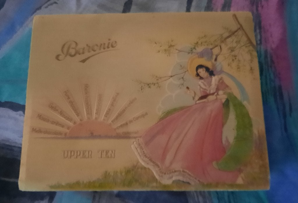 kartonnen doosje van Baronie chocolade, Verzamelen, Ophalen of Verzenden, Gebruikt, Verpakking