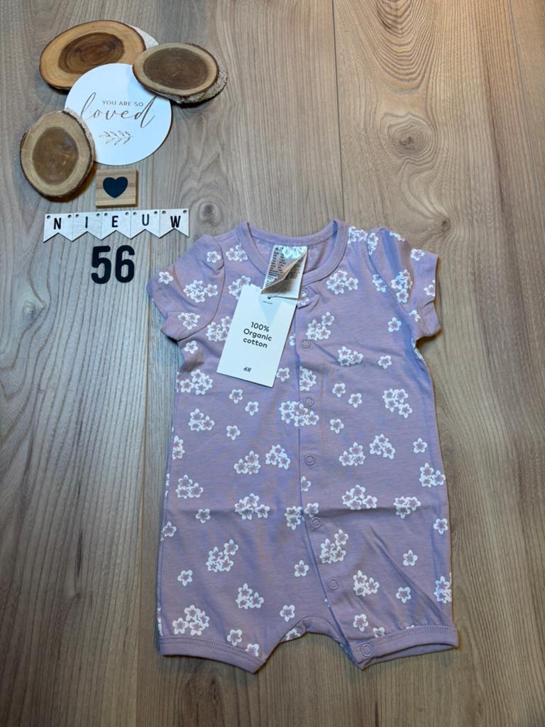 Baby meisje h&m zomer boxpakje paars maat 56, Ophalen of Verzenden, Nieuw, Meisje, Pakje