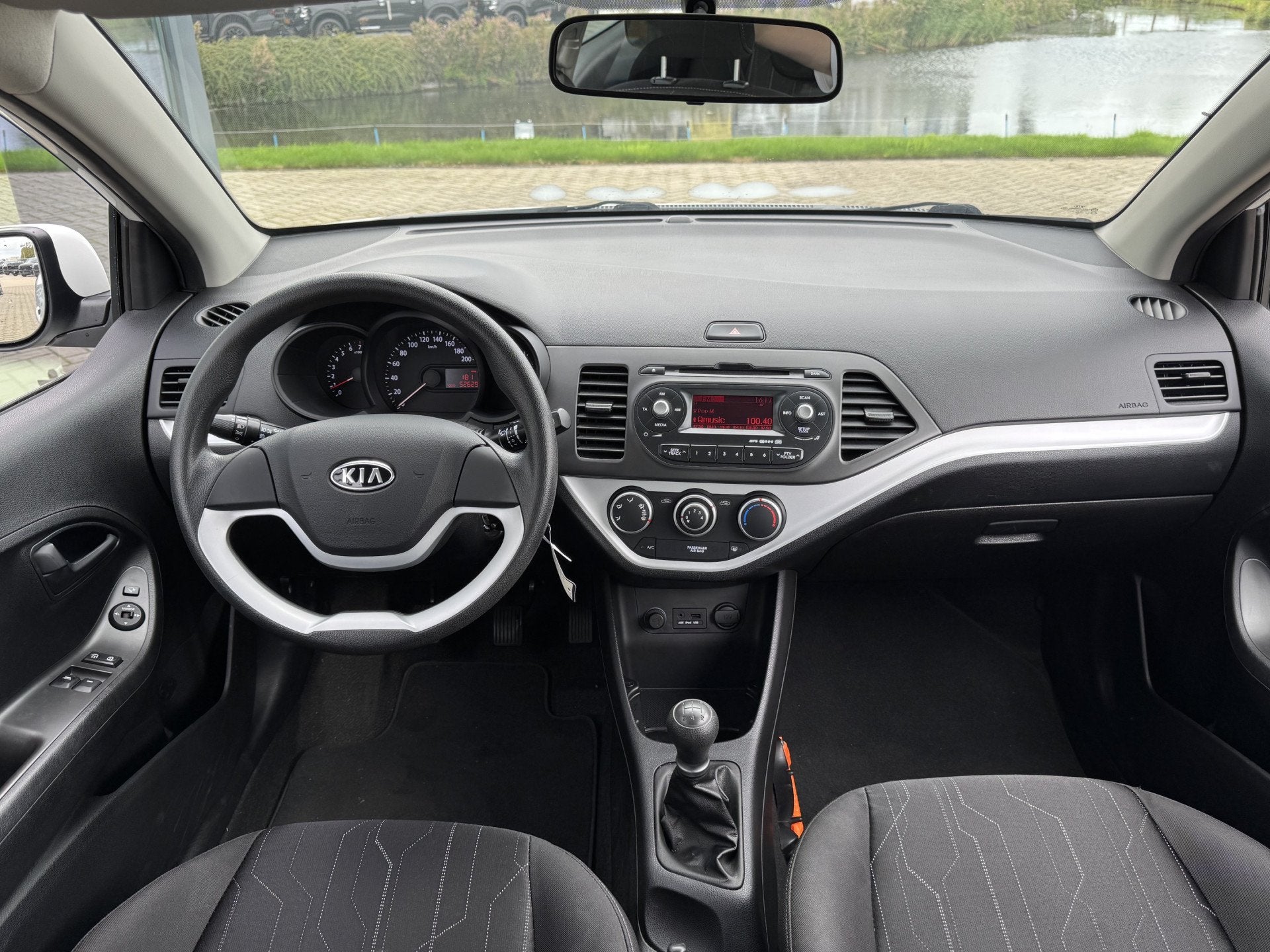 Kia Picanto 1.2 CVVT Comfort Pack | Slechts 52.629 km | Airc, Euro 5, Gebruikt, Zwart, 4 cilinders