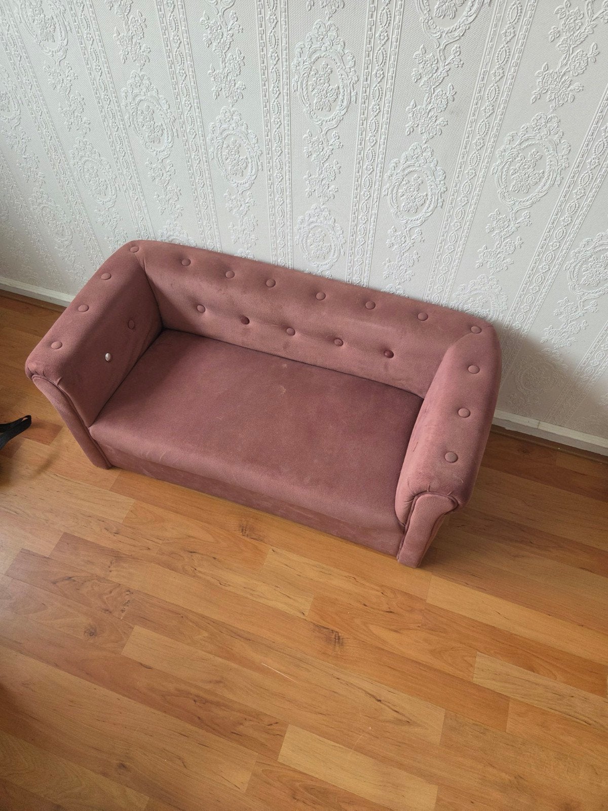 Xenos velvet bankje, Ophalen, Minder dan 75 cm, Tweepersoons, Zo goed als nieuw