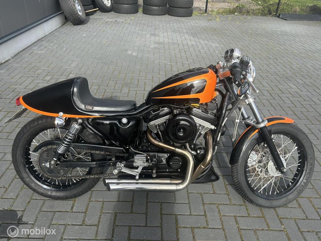 Harley Davidson XLH 883 de Luxe Cafe racer Custom Build, Motoren, Chopper, Bedrijf, 883 cc, Harley Davidson