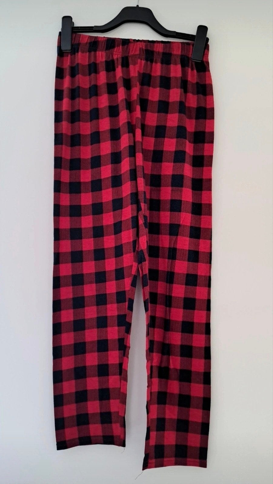 Rood zwart geblokte legging, Kleding | Dames, Leggings, Maillots en Panty's, Ophalen of Verzenden, Zo goed als nieuw, L.B.C., Rood