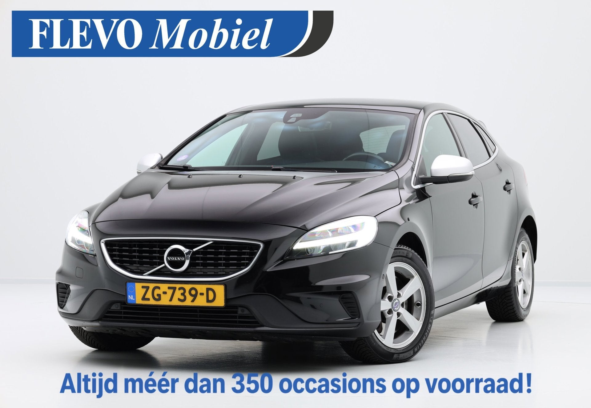 Volvo V40 1.5 T3 Polar+ Sport R-Design Aut. Pano|1e Eig|Lede, Dealer onderhouden, Euro 6, 4 cilinders, 700 kg