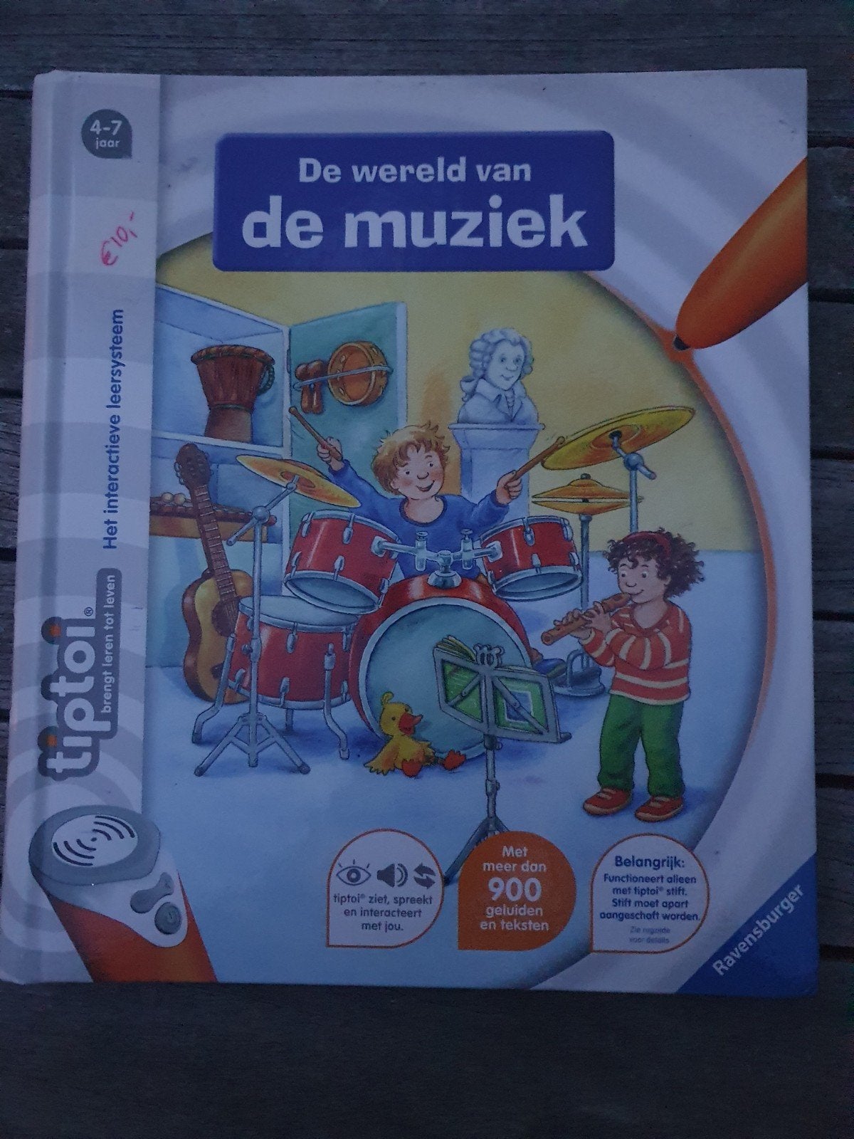 Tiptoi: De wereld van de muziek (4-7 jaar), Ophalen of Verzenden, Zo goed als nieuw