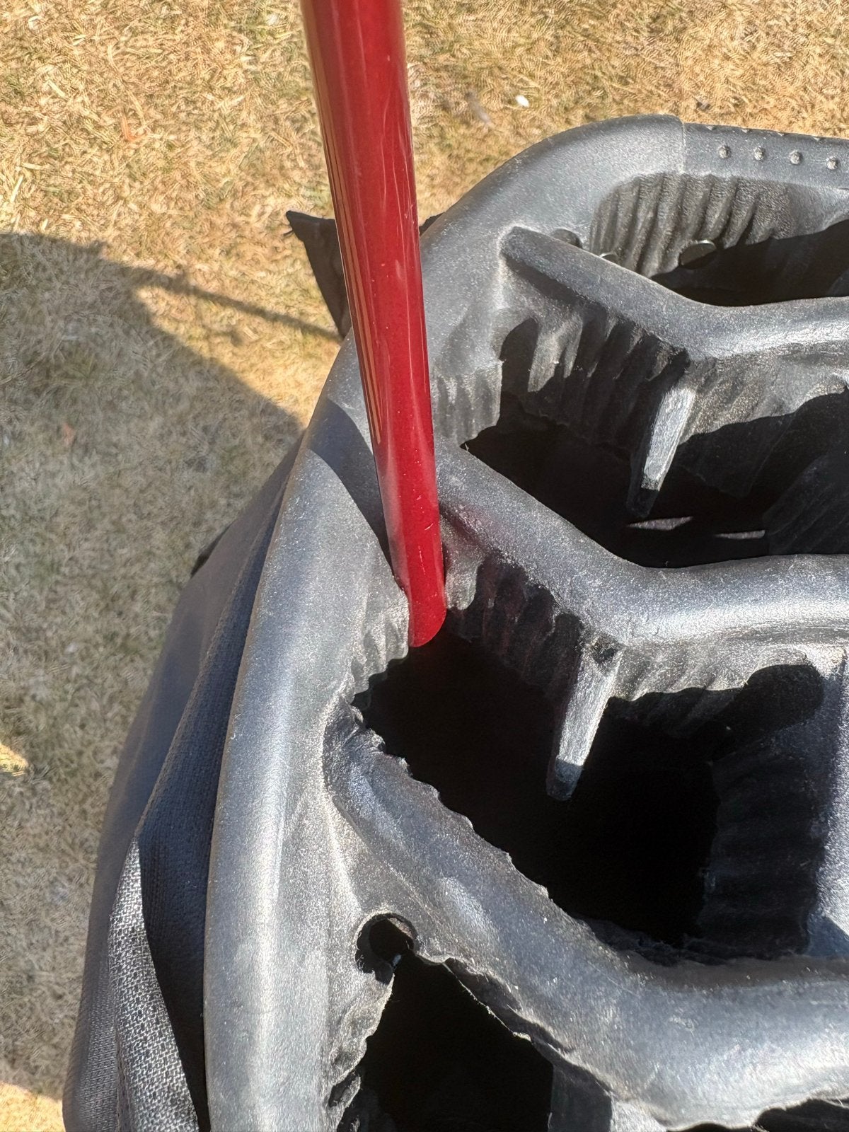 Bagboy lichtgewicht golftas zwart met vakindeling, Ophalen of Verzenden, Gebruikt, Tas, Overige merken