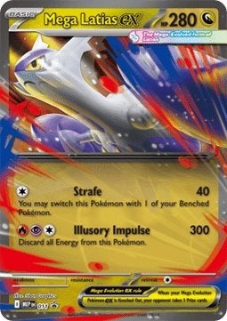Mega Latias ex MEP 011 - Black Star Promo - NM, Ophalen of Verzenden, Zo goed als nieuw, Losse kaart