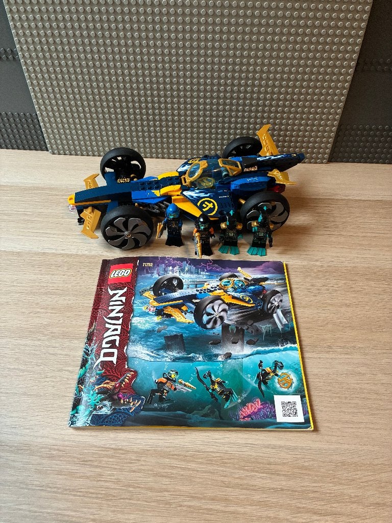 Lego 71752 Ninja Sub Speeder, Lego, Ophalen of Verzenden, Zo goed als nieuw, Inclusief instructies